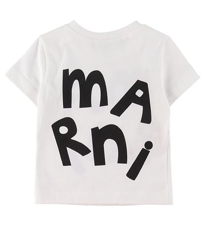 Marni T-shirt - Hvid m. Sort