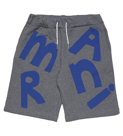 Marni Sweatshorts - Mrkegrmeleret/Bl