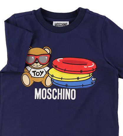 Moschino T-shirt - Navy m. Print