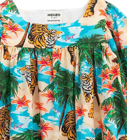 Kenzo Kjole - Capsule Summer - Exclusive Edition - Strandprint