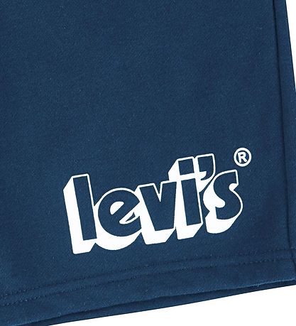 Levis Sweatshorts - Estate Blue m. Print