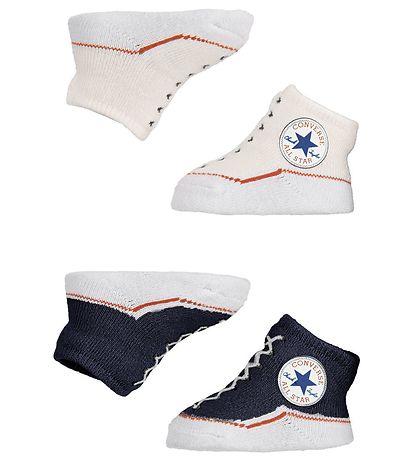 Converse Strømper - 2-pak - Navy/Beige