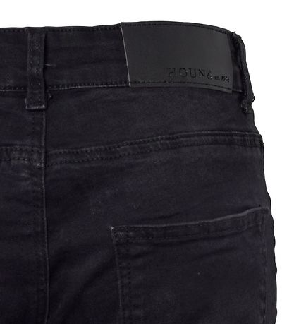 Hound Shorts - Straight - Black Denim