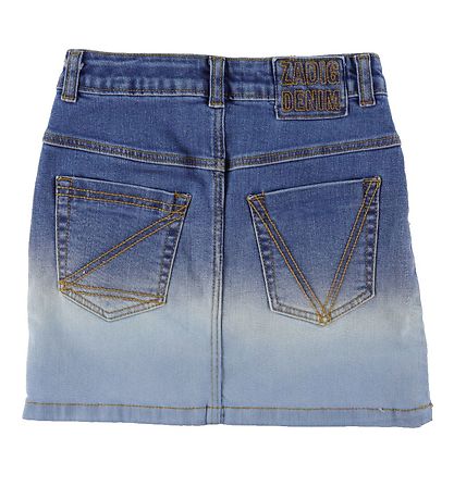 Zadig & Voltaire Nederdel - Denim - Stone Bicolor