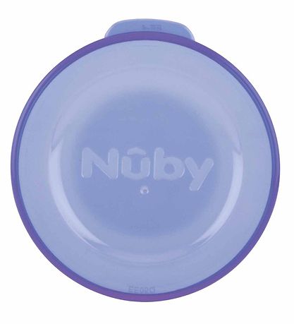 Nuby Drikkekop m. Hndtag - 240ml -Lilla m. Print