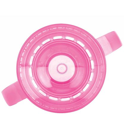 Nuby Drikkekop m. Hndtag - 240ml - Pink m. Print