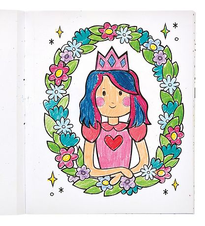 Ooly Malebog - 31 sider - Princesses & Fairies