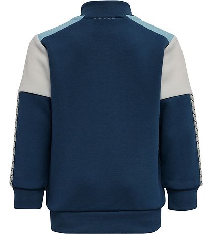 Hummel Cardigan - hmlGrady - Lysebl/Navy