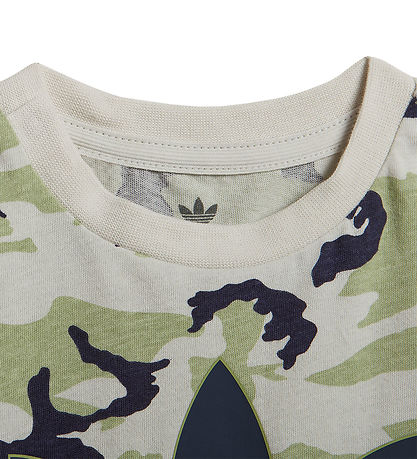 adidas Originals T-shirt - Orbit Grey/Magic Lime/Shadow Navy