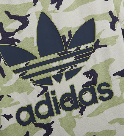 adidas Originals T-shirt - Orbit Grey/Magic Lime/Shadow Navy