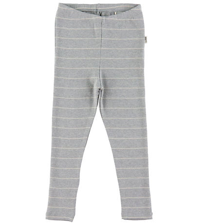 Sofie Schnoor Leggings - Stribet - Grey Melange