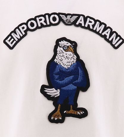 Emporio Armani T-shirt - Hvid m. Ørn