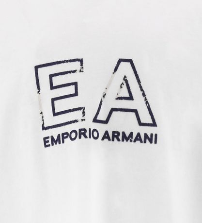 Emporio Armani T-shirt - Hvid m. Print