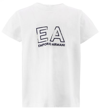 Emporio Armani T-shirt - Hvid m. Print