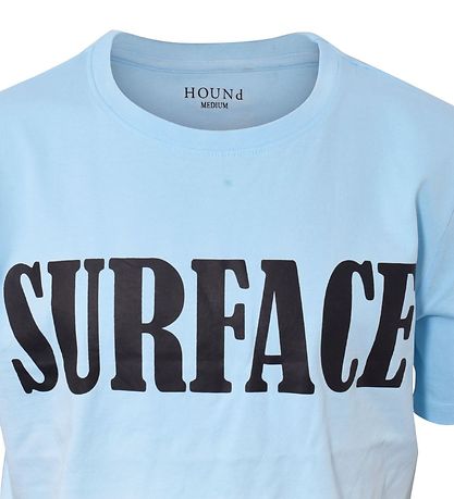 Hound T-shirt - Dip Dye -  Aqua