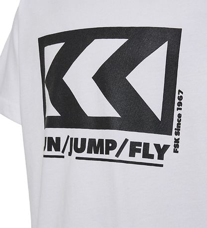 Hummel T-shirt - hmlFSK Low - Hvid