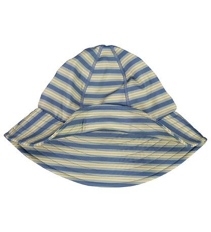 Wheat Badehat- UV40+ - Bluefin Stripe