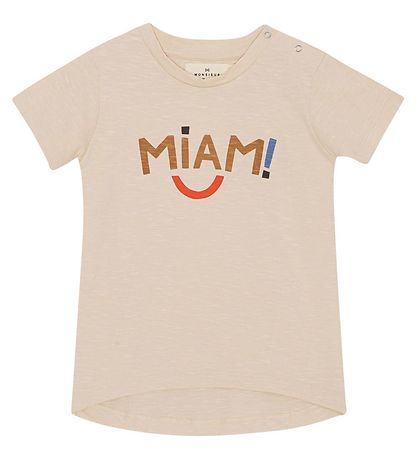 Monsieur Mini T-Shirt - Miam - Offwhite