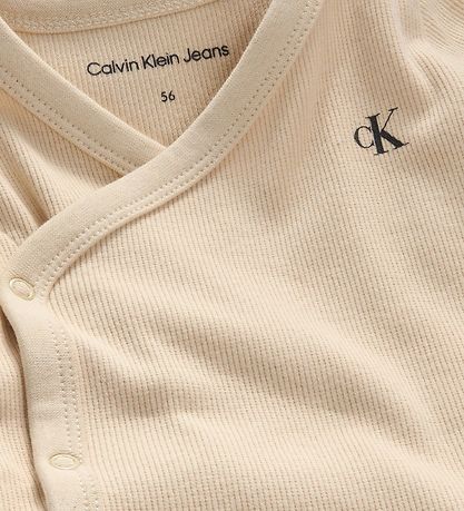 Calvin Klein Sl-om Body k/ - Rib - Muslin