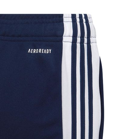 adidas Performance Trningsbukser - SQ21 - Navy m. Hvid