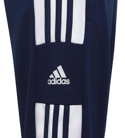 adidas Performance Trningsbukser - SQ21 - Navy m. Hvid