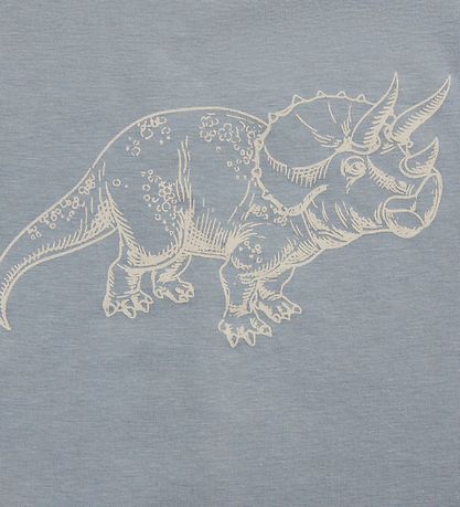 Petit by Sofie Schnoor T-Shirt - Dusty Blue m. Dino