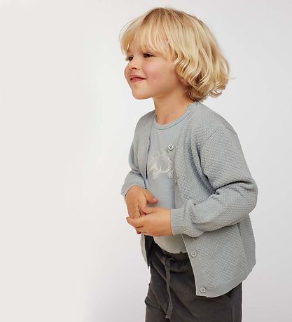 Petit by Sofie Schnoor T-Shirt - Dusty Blue m. Dino