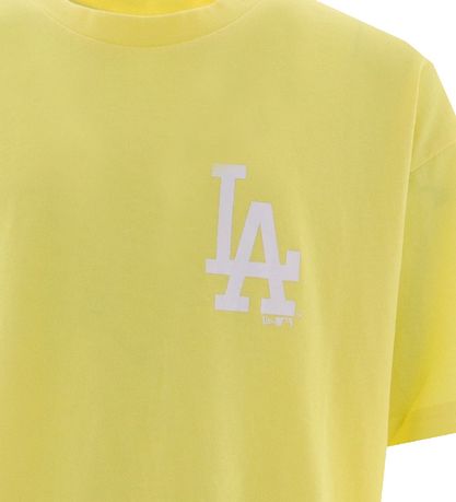New Era T-Shirt - Pastel Yellow - Los Angeles Dodgers