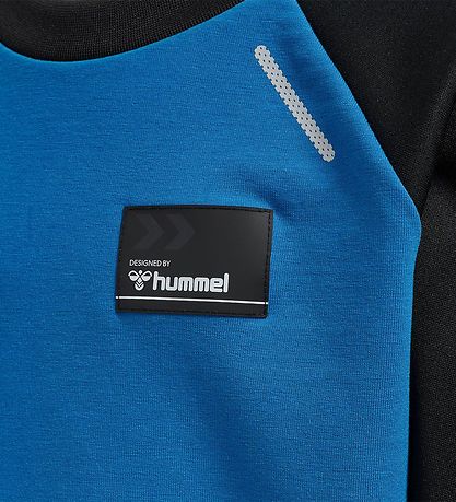 Hummel Sweatshirt - hmlJon - Blå/Sort