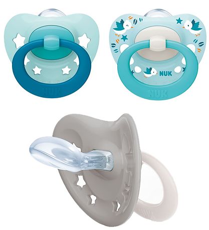 Nuk Sutter - Signature - 2Pak - Light Blue/Mint