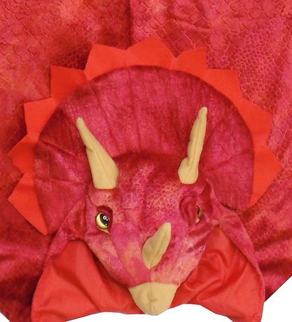 Great Pretenders Udkldning - Triceratops Kappe - Rd