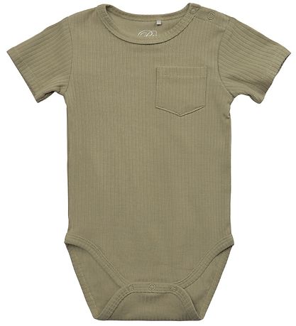 Petit by Sofie Schnoor Body k/ - Rib - Dusty Green