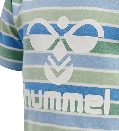 Hummel T-shirt - hmlPELLE - Grayed Jade