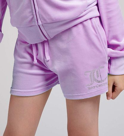 Juicy Couture Shorts - Velour - Lavendel