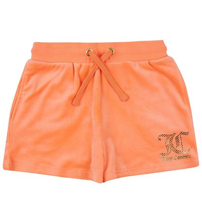 Juicy Couture Shorts - Velour - Sommer Neon Orange