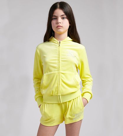 Juicy Couture Cardigan - Velour - Yellow Pear