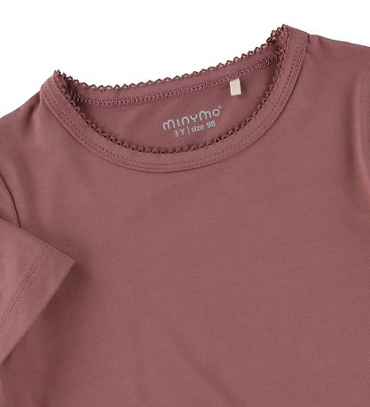 Minymo T-shirt - Bambus - Rose Brown