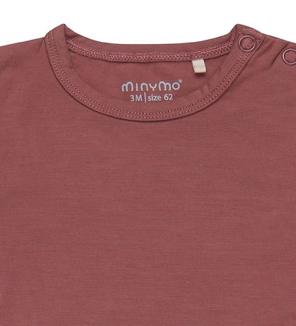 Minymo Body k/ - Bambus - Rose Brown