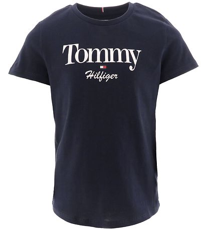 Tommy Hilfiger T-Shirt - Tommy Graphic Glitter - Desert Sky