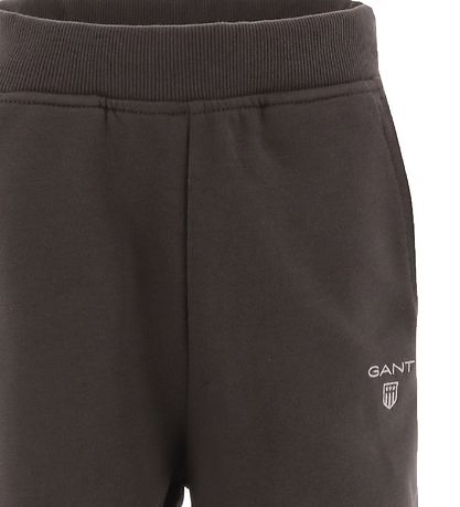 GANT Sweatpants - Contrast Shield - Dark Graphite