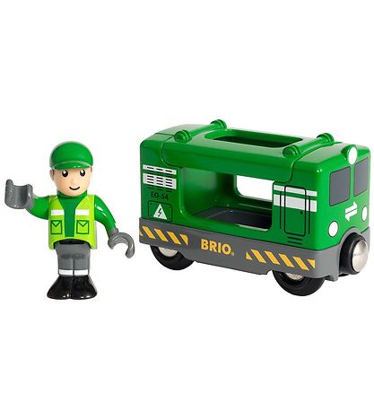 BRIO World Fragtlokomotiv m. Fører 33894