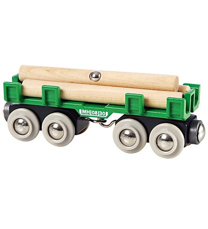 BRIO World Togvogn m. Tmmer - Grn 33696