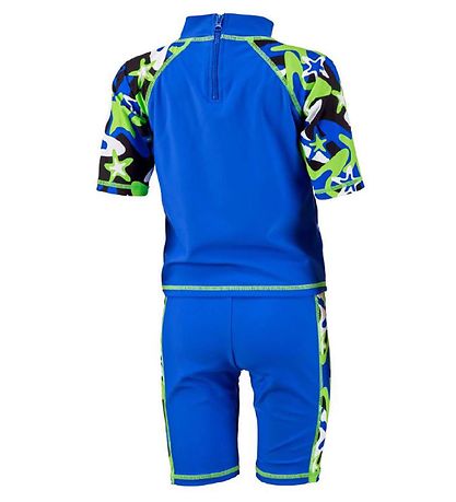 BECO Badetøj - Badebluse/Badebukser - UV50+ - Blå
