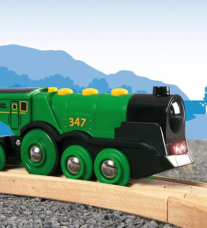 BRIO World Stort Grnt Lokomotiv 33593