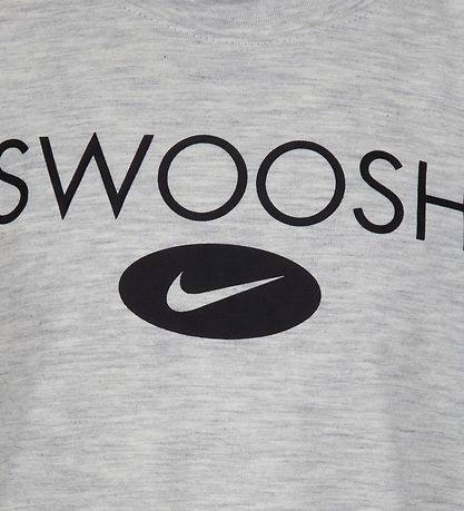 Nike Shortsst - T-shirt/Shorts - Swoosh - Sort/Gr