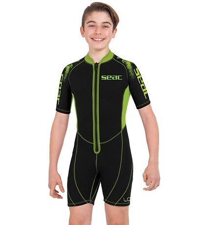 Seac Våddragt - Look Shorty Kid 2,5 mm - Sort/Lime