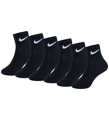 Nike Strømper - Performance Basic Low - 6-Pak - Sort