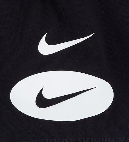 Nike Shortsst - T-shirt/Shorts - Swoosh - Sort/Gr