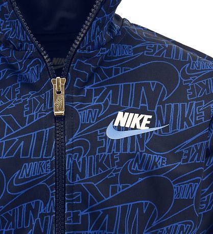 Nike Træningssæt - Cardigan/Bukser - Read - Midnight Navy