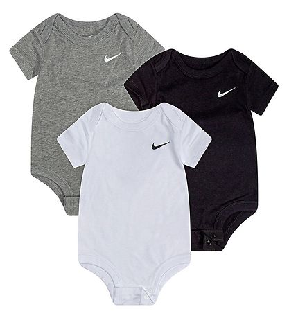 Nike Bodyer k/ - Swoosh - 3-Pak - Sort/Hvid/Gr